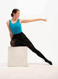 Black natural organic tights. Made with Tencel and spandex for stretch. Tights are durable and and eco friendly