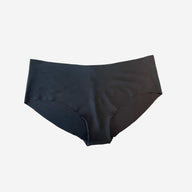 A pair of black seamless underwear for women. Made with modal fabric which provided the breathable and lightweight texture.